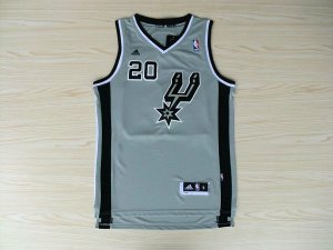Maillot De Basket San Antonio Spurs Manu Ginobili 20 Tissus Sportif Fans Edition The New Season New Gris